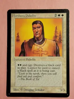 Northern Paladin Beta MTG MAGIC GATHERING 1993 Douglas Shuler limited edition - Image 1