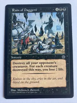 Rain of Daggers 1x Portal Second Age MTG x1 LP - Image 1