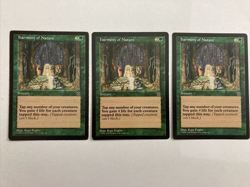 Harmony of Nature 3x Portal Second Age MTG x3 LP - Image 1