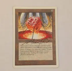 Mana Vault Magic Unlimited Signed Mark Tedin Artifact Colorless - Image 1