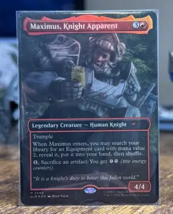 Maximus, Knight Apparent Secret Lair Drop FOIL MTG - Image 1