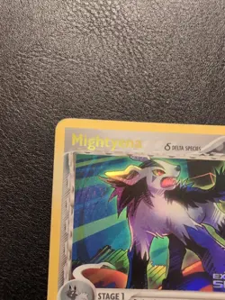1x Pokemon Mightyena 24/113 Ex Delta Species Reverse Holo Stamped Heavy Play - Image 3