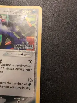 1x Pokemon Mightyena 24/113 Ex Delta Species Reverse Holo Stamped Heavy Play - Image 5