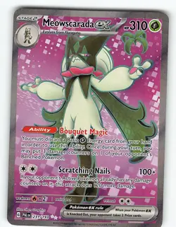 MEOWSCARADA EX 231/193 ULTRA RARE PALDEA EVOLVED POKEMON NM - Image 2