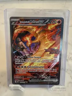 Team Rocket’s Moltres EX 229/182 SIR 2025 Pokemon Destined Rivals MINT Raw - Image 1