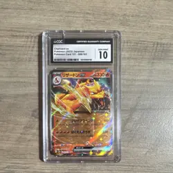 Charizard EX Expansion Pack Holo Rare Full Art CGC 10 Japanese 2023 Pokemon Card - Image 1