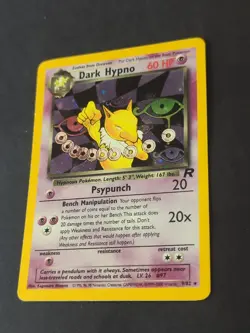 Pokemon Dark Hypno Holo Rare TCG Card 9/82 Team Rocket - Image 2