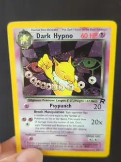 Pokemon Dark Hypno Holo Rare TCG Card 9/82 Team Rocket - Image 3