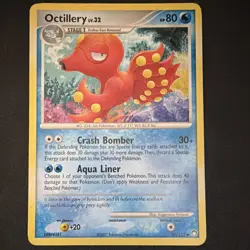 Octillery Pokemon Card 57/123 Mysterious Treasures 80 HP Regular Uncommon 2007 - Image 1
