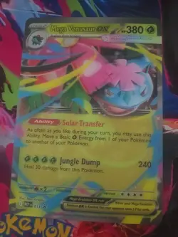 Pokemon TCG Mega Venusaur 013 & Kangaskhan 025 JUMBO LENTICULAR PROMO Card LOT 8 - Image 3