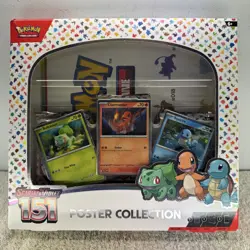 Pokemon TCG Scarlet & Violet 151 Poster Collection NEW SEALED Slight Damage - Image 1