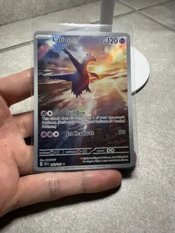 Pokemon TCG Latios 203/191 Surging Sparks Illustration Rare Card - Image 1