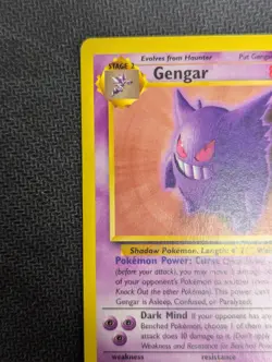 Pokemon TCG Gengar Fossil 20/62 Non-Holo Rare, LP Condition - Image 3