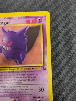 Pokemon TCG Gengar Fossil 20/62 Non-Holo Rare, LP Condition - Image 4