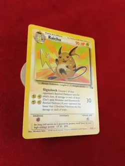 Raichu 29/62 Jungle Unlimited Non-Holo Rare Pokemon TCG 1999 LP+ - Image 4