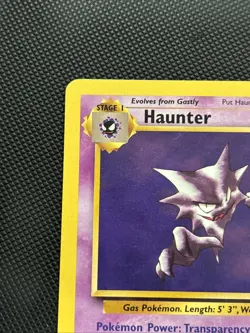 Haunter - 21/62 - Unlimited Non Holo Rare - 1999 WoTC Fossil - Pokemon TCG - NM - Image 5