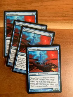 x4 MTG - Treasure Mage LP - Mirrodin Besieged Magic the Gathering Playset - Image 1