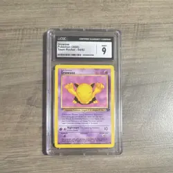 CGC 9 Drowzee Team Rocket 54/82 Unlimited Regular Pokemon TCG Card - Image 1