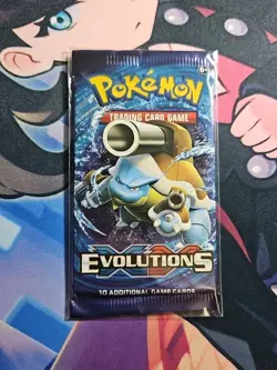 Pokemon XY Evolutions Booster Pack Mega Blastoise Art 107 - Image 1