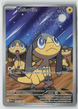 Pokemon Helioptile Holo #143/132 ME01: Mega Evolution Near Mint or Better - Image 1