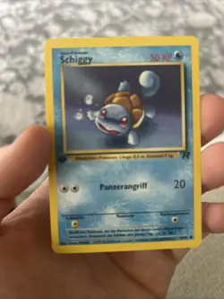 Pokemon Card Team Rocket No 68/82 Squirtle First Edition German - Image 1