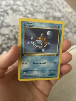 Pokemon Card Team Rocket No 68/82 Squirtle First Edition German - Image 3