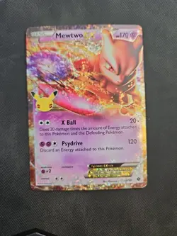 The Pokemon Company Mewtwo EX 54/99 Celebrations Classic Collection Holo 170 HP - Image 1