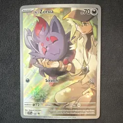 The Pokemon Company Pokemon N's Zorua SVP 189 Promo Full Art Holo Card 70HP - Image 2