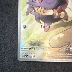 The Pokemon Company Pokemon N's Zorua SVP 189 Promo Full Art Holo Card 70HP - Image 3