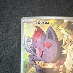 The Pokemon Company Pokemon N's Zorua SVP 189 Promo Full Art Holo Card 70HP - Image 4