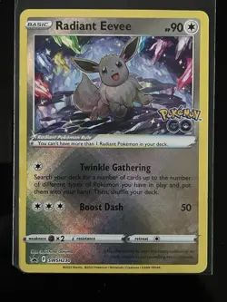 Pokemon Radiant Eevee Promo SWSH230 Holo SWSH Sword & Shield 90 HP English - Image 1