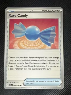 Rare Candy 089/091 Pokemon Sv: Paldean Fates Non Holo - Image 1
