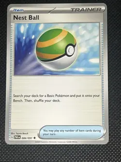 Nest Ball 084/091 Pokemon Sv: Paldean Fates Non Holo - Image 1