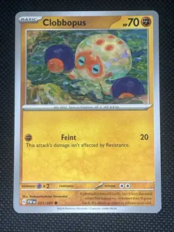 Clobbopus 051/091 Pokemon Sv: Paldean Fates Non Holo - Image 1