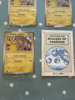 Pokemon Pikachu At The Museum TCG Promo Jumbo Card Oversized Card *SEALED* X5 - Image 5