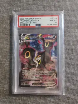 Pokemon TCG Umbreon Vmax Brilliant Stars TG23/TG30 PSA 10 - Image 1