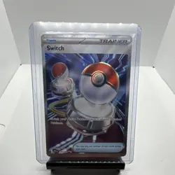 Pokemon Switch 123/094 Phantasmal Flames Ultra Rare Full Art Holo Trainer - Image 1