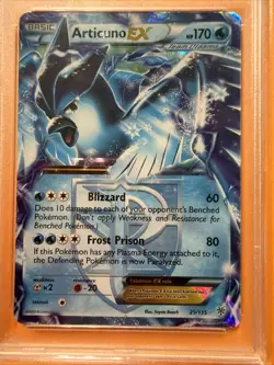 2013 POKEMON BLACK & WHITE PLASMA STORM #25 ARTICUNO EX PSA 10 - Image 3