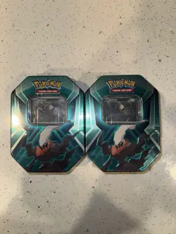 2 Pokemon TCG Triple Whammy Collector's Tins Darkrai Tin SEALED! NEW! - Image 1