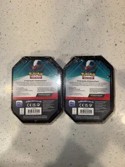 2 Pokemon TCG Triple Whammy Collector's Tins Darkrai Tin SEALED! NEW! - Image 2