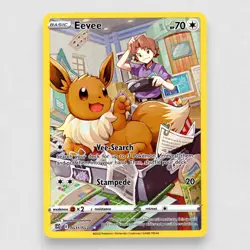 Eevee TG11/TG30 SWSH09: Brilliant Stars Trainer Gallery Holo Ultra Rare Pokemon - Image 1