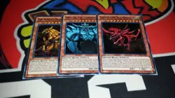 1X GOD CARD SET OBELISK SLIFER RA LDK2 ULTRA LIMITED NEAR MINT YUGIOH - Image 1