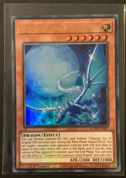 Seleglare the Luminous Lunar Dragon | ROTD-EN087 | Ultra Rare | 1st Ed | YuGiOh - Image 1