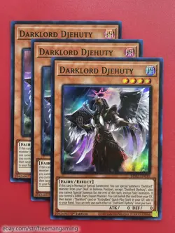 Yugioh Darklord Deck Core Set 9 card BPRO-EN019 018 063 Djehuty Gulgolet Dance - Image 2