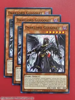 Yugioh Darklord Deck Core Set 9 card BPRO-EN019 018 063 Djehuty Gulgolet Dance - Image 3