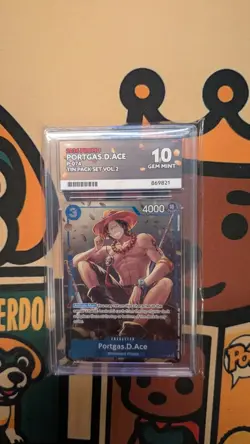 Portgas.D.Ace Graded P-074 One Piece Promotion Cards Foil ACE Grading 10 - Image 1