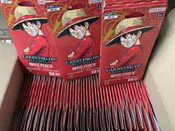 OP-13 ONE PIECE Carrying On His Will Sleeved Boosters 50 packs Lot Bundle - Image 1
