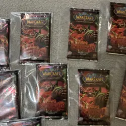 Upper Deck World of Warcraft Fires Of Outland Booster Pack - 231225/ 11 Packs 53334534208 - Image 4