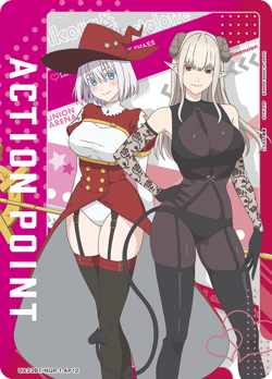 Rasta. 2.5 Dimensional Seduction Action Point Card UA33BT/NGR-1-AP12 Union Arena - Image 1