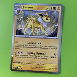 Jolteon SVP169 - SV Black Star Promo - Pokemon Card - Near Mint - Image 1